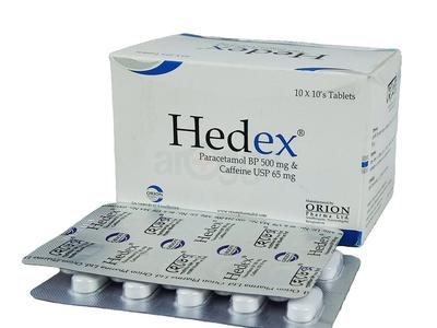 Hedex 65 mg + 500 mg Tablet