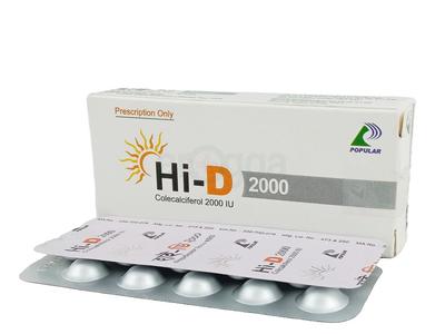 Hi-D 2000 2000 IU Tablet