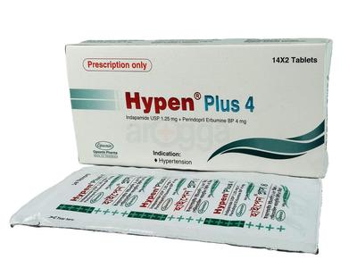Hypen Plus 4 1.25 mg + 4 mg Tablet