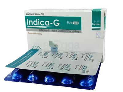 Indica-G DPI 50 mcg + 110 mcg Inhalation Capsule