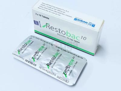 Restobac 10 mg Tablet