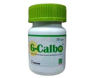 G-Calbo 500 mg+200 IU Tablet