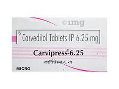 Carvipress 6.25 mg Tablet