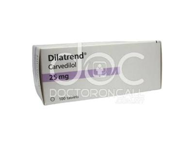 Dilatrend 25 mg Tablet