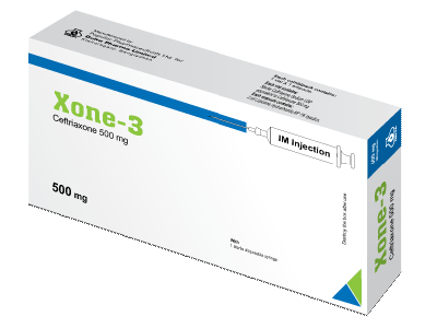 Xone-3 500 mg/vial IM Injection