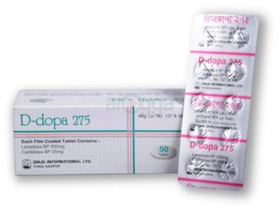 D-Dopa 250 mg+25 mg Tablet