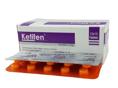 Ketifen 1 mg Tablet