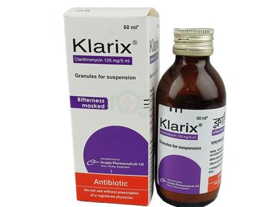 Klarix 125 mg/5 ml Powder for Suspension