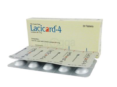 Lacicard-4 4 mg Tablet