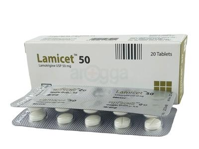 Lamicet 50 mg Tablet