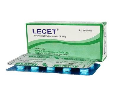 Lecet 5mg Tablet