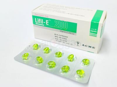 Lifil-E 200 200 mg Soft Gelatin Capsule