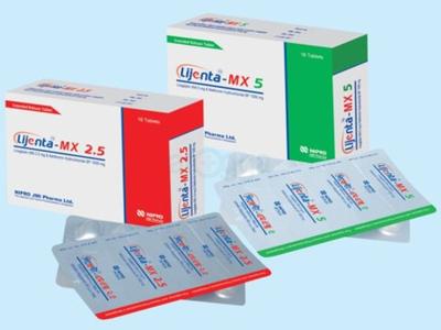 Lijenta MX 5 5 mg + 1000 mg Er Tablet