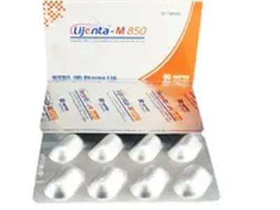 Lijenta-M 2.5 mg+850 mg Tablet