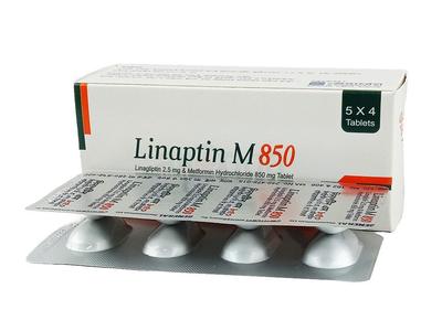 Linaptin M 850 2.5 mg + 850 mg Tablet