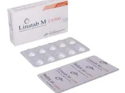 Linatab M 2.5 mg+500 mg Tablet