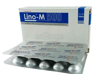 Lino-M 500 2.5 mg + 500 mg Tablet