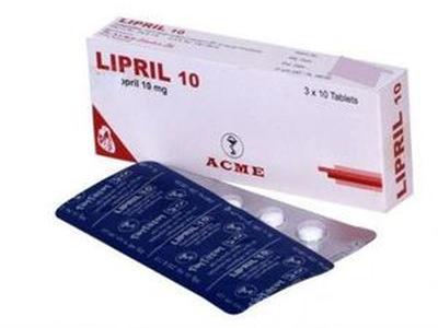 Lipril 10 mg Tablet
