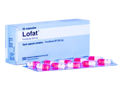 Lofat 200 mg Capsule