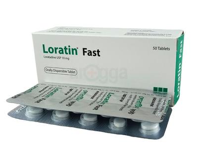 Loratin Fast 10 mg Dispersible Tablet