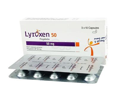 Lyroxen 50 50 mg Capsule