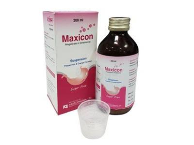 Maxicon 480 mg + 20 mg/5 ml Suspension