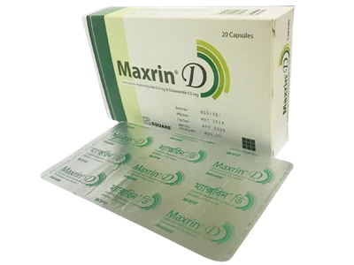 Maxrin D 0.4 mg+0.5 mg Capsule