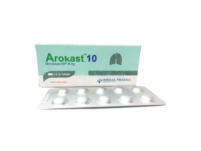 Arokast 10 mg Tablet