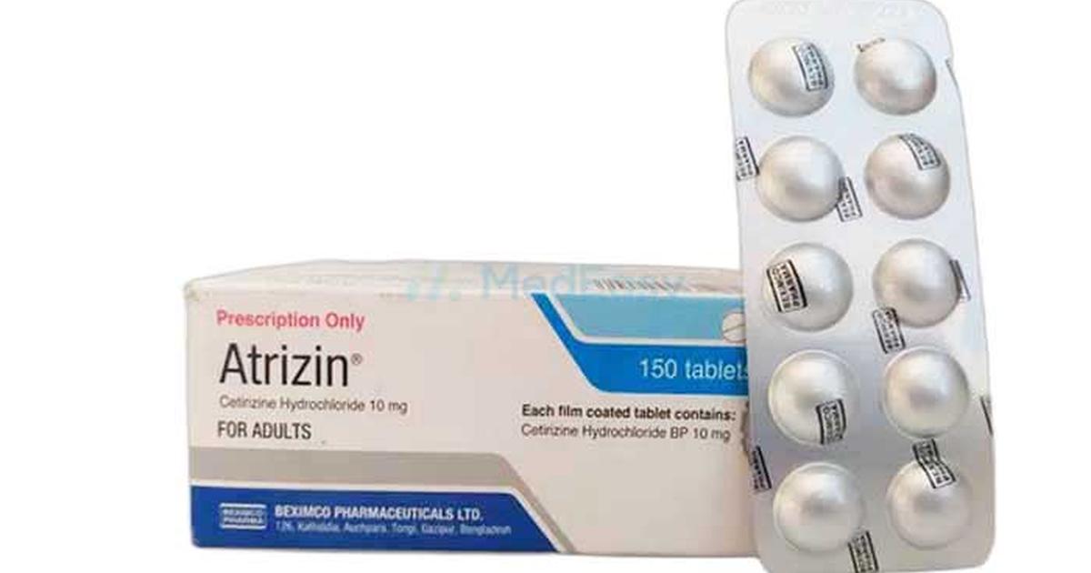 Atrizin 10 mg Tablet | Samm Care