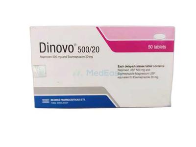 Dinovo 500 mg+20 mg Tablet