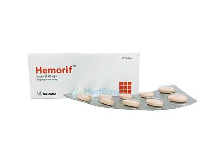 Hemorif 450 mg+50 mg Tablet