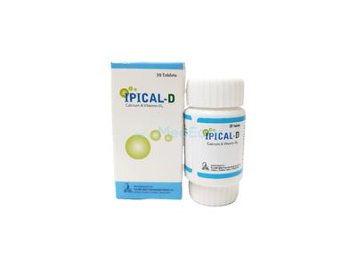 Ipical-D 500 mg+200 IU Tablet