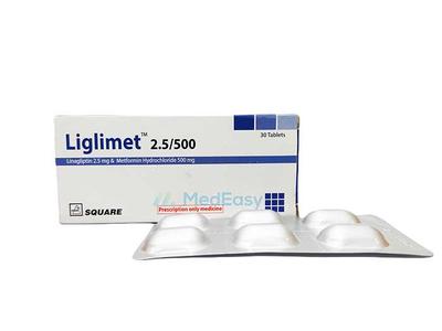 Liglimet 2.5 mg+500 mg Tablet