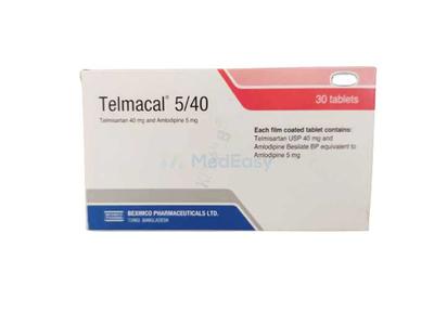 Telmacal 5 mg+40 mg Tablet