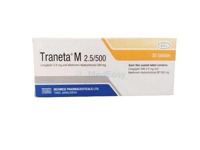 Traneta M 2.5 mg+500 mg Tablet