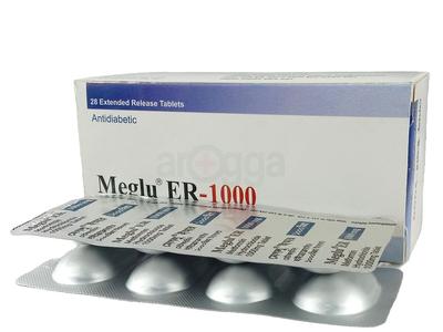 Meglu-ER 1000 1 gm Xr Tablet