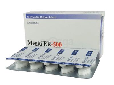 Meglu-ER 500 500 mg Xr Tablet