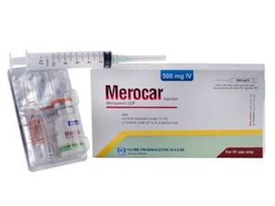 Merocar 500 mg/vial Injection