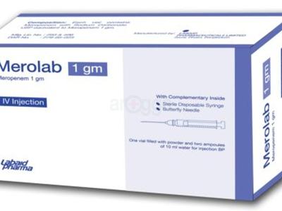 Merolab 1 gm IV 1 gm/vial Injection