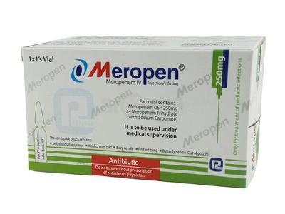 Meropen 250 mg/vial IV Injection