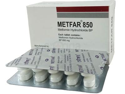 Metfar 850 mg Tablet