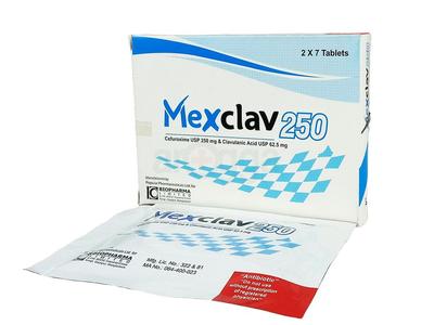 Mexclav 250 250 mg + 62.5 mg Tablet