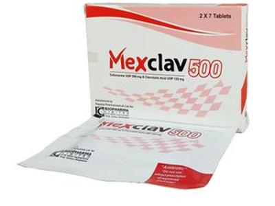 Mexclav 500 500 mg + 125 mg Tablet