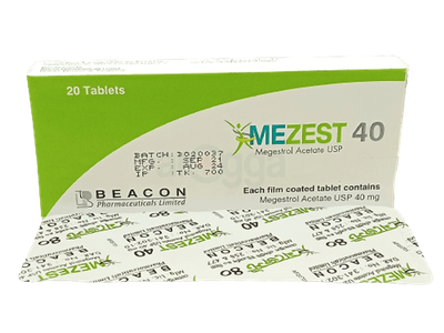 Mezest 40 40 mg Tablet