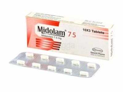 Midolam 7.5 mg Tablet