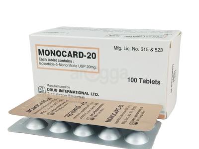 Monocard 20 mg Tablet