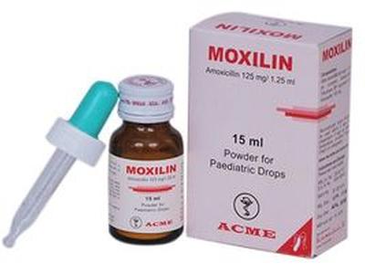 Moxilin 125mg/1.25ml Pediatric Drops