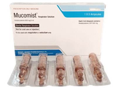 Mucomist 600mg/ml Respirator Solution