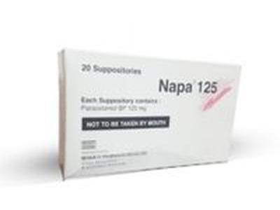 Napa 125 Suppository 125mg Suppository