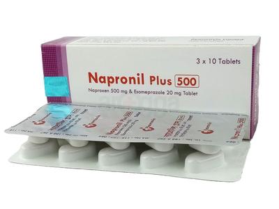 Napronil Plus 500 20 mg + 500 mg Tablet